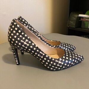 Cole Haan Eliza Grand Pump in White Grid